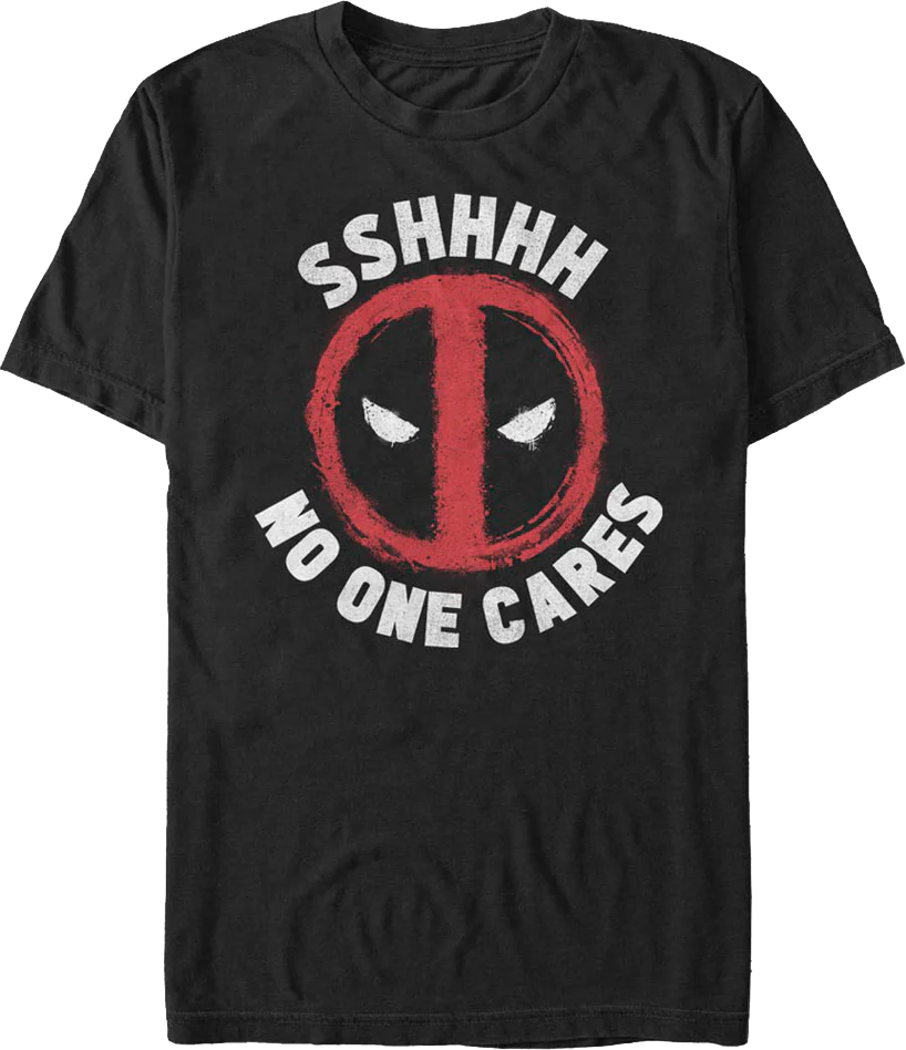 No One Cares Deadpool T-Shirt