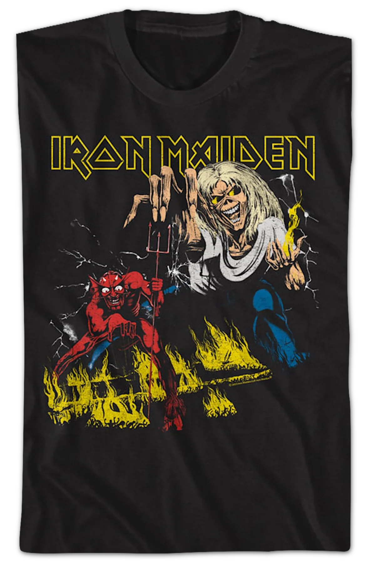 Number Of The Beast Iron Maiden T-Shirt - Image 2