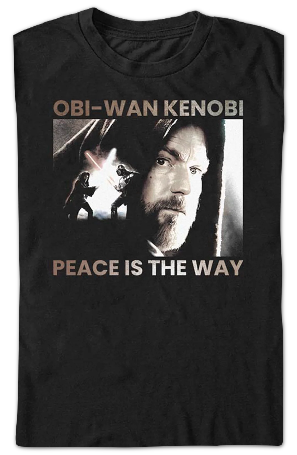 Obi-Wan Kenobi Peace Is The Way Star Wars T-Shirt - Image 2