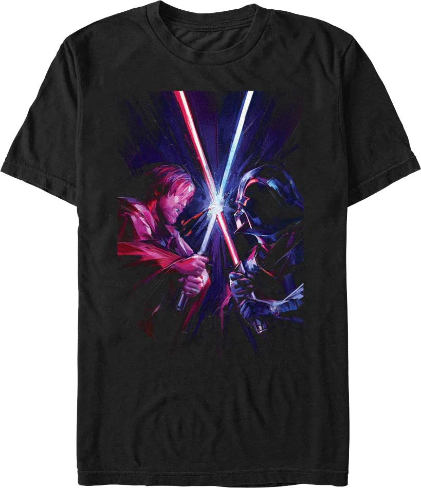 Obi-Wan Kenobi vs Darth Vader Star Wars T-Shirt