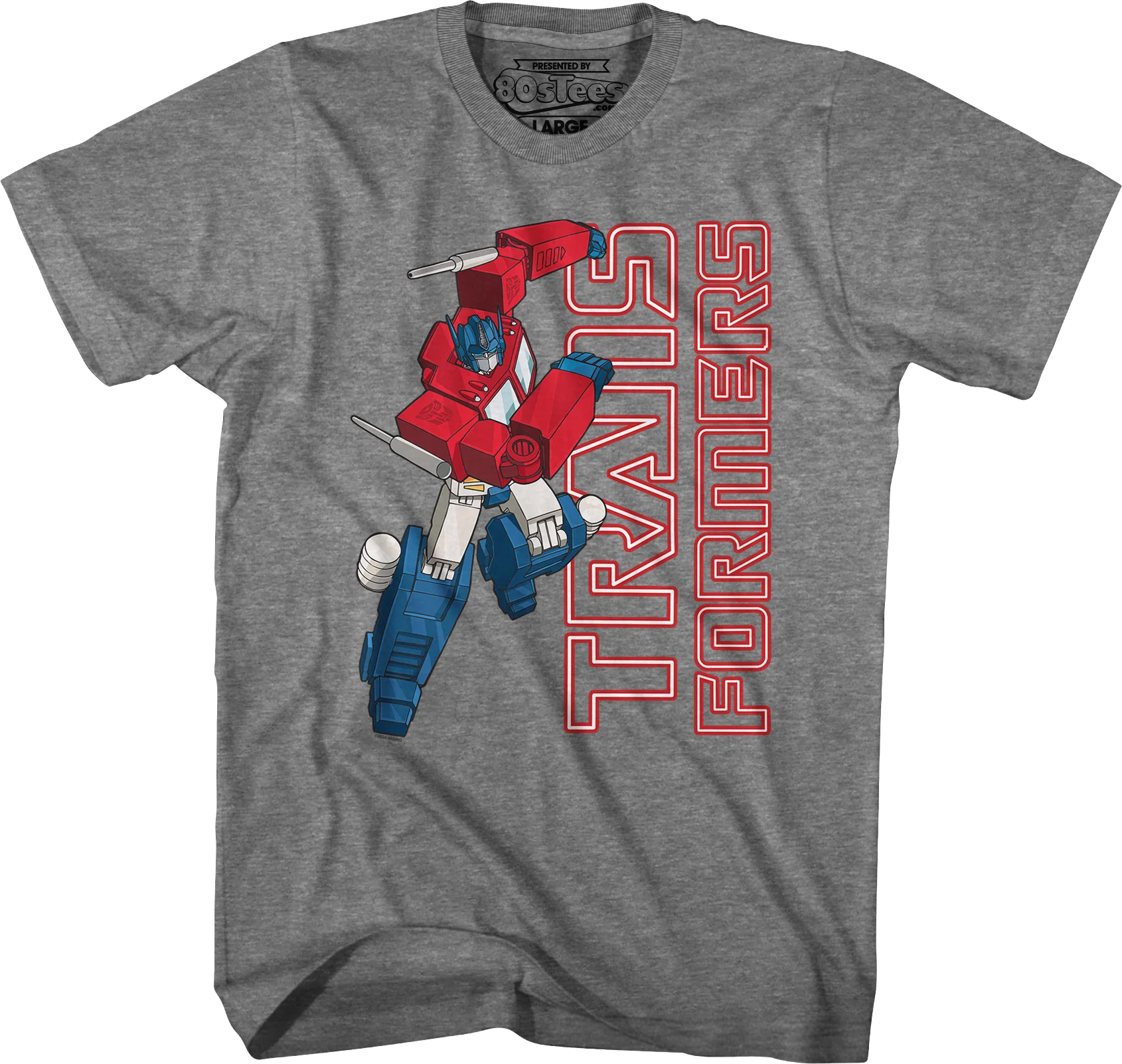 Optimus Prime Attack Pose Transformers T-Shirt - Image 4