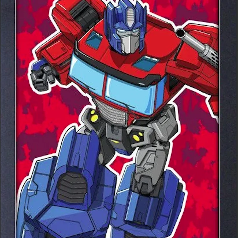 Optimus Prime Transformers Framed Poster