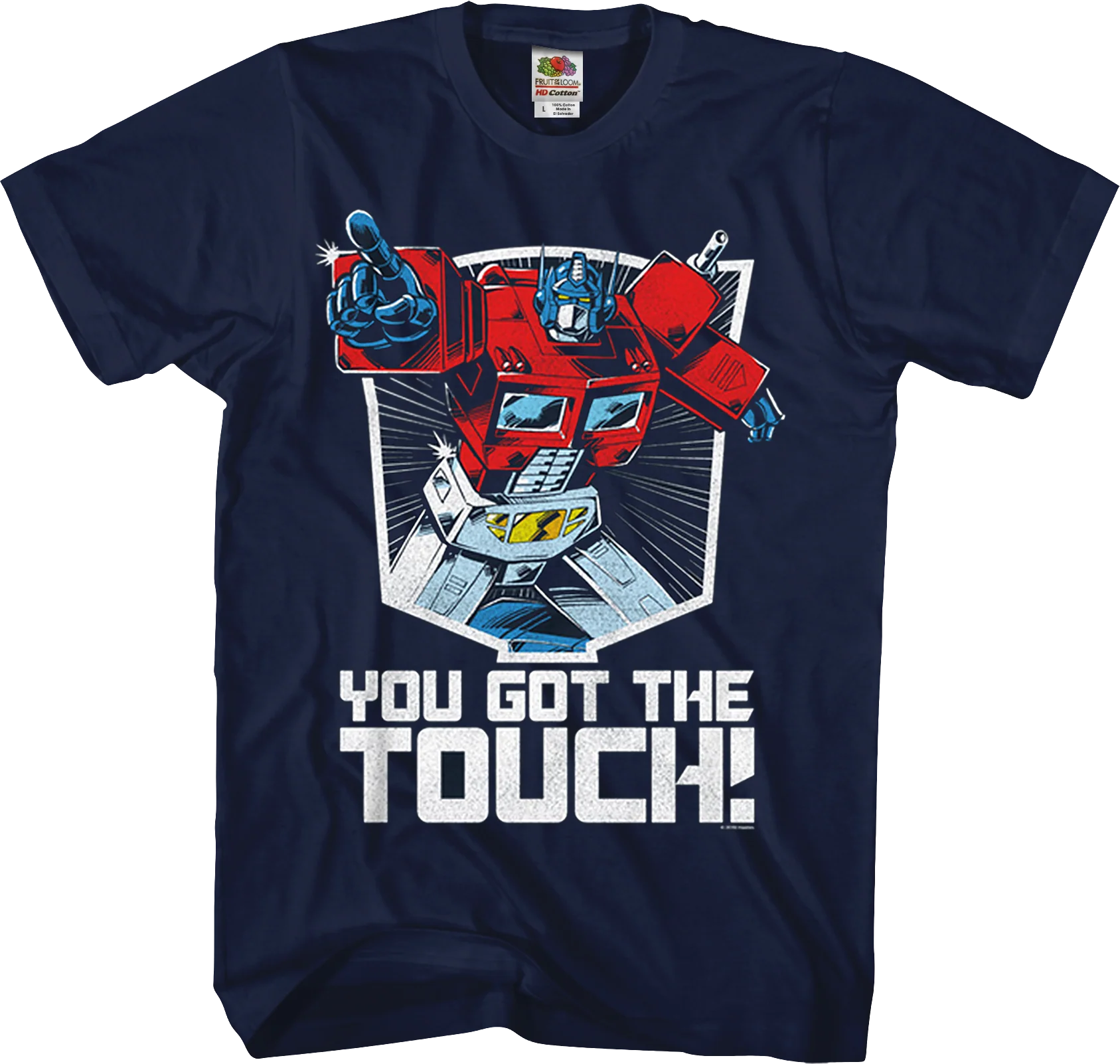 Optimus Prime You Got The Touch Transformers T-Shirt