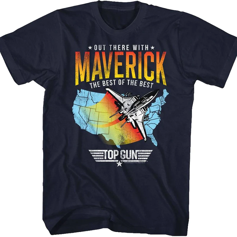 Out There With Maverick Top Gun T-Shirt