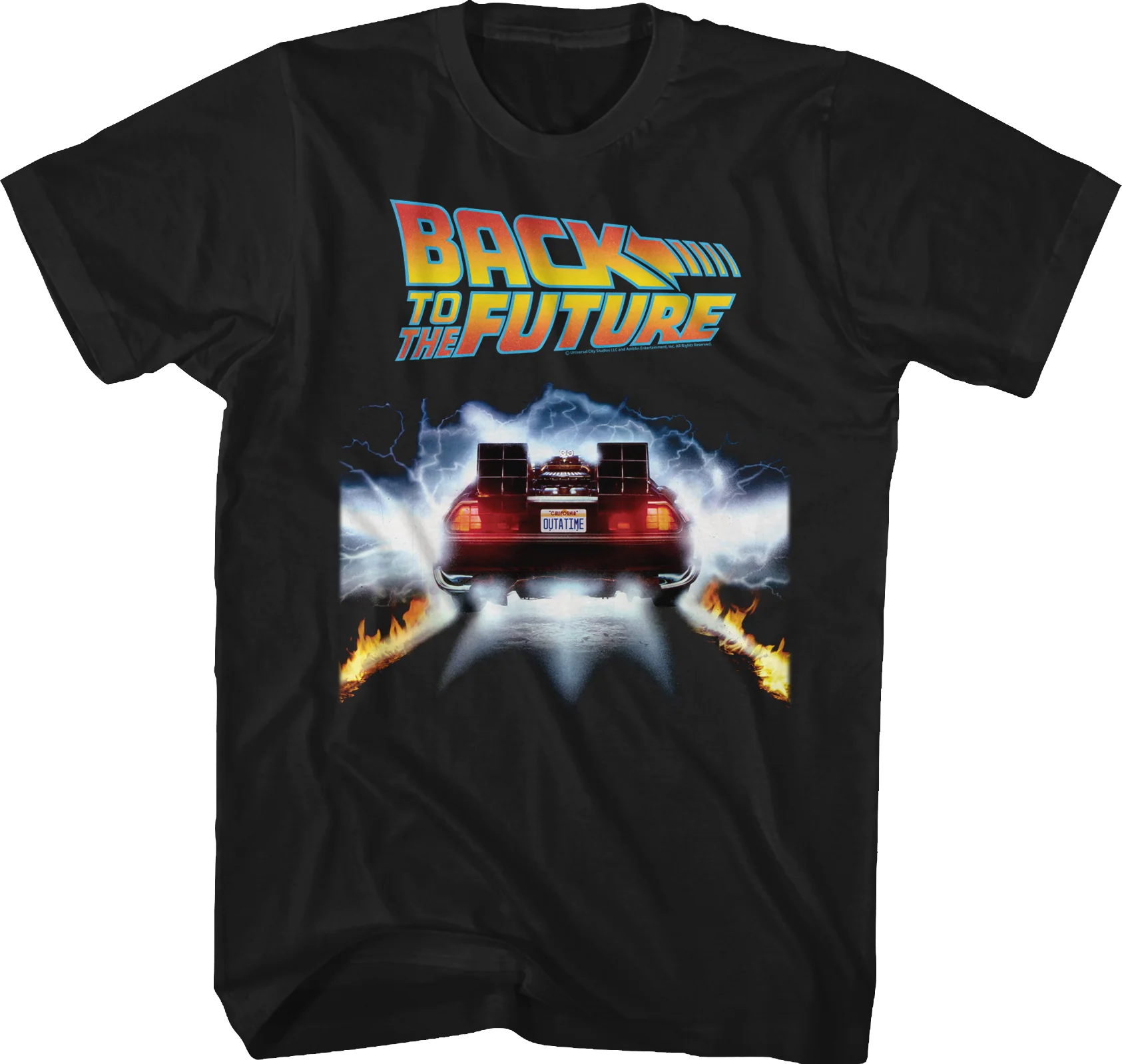 OUTATIME DeLorean Back To The Future T-Shirt