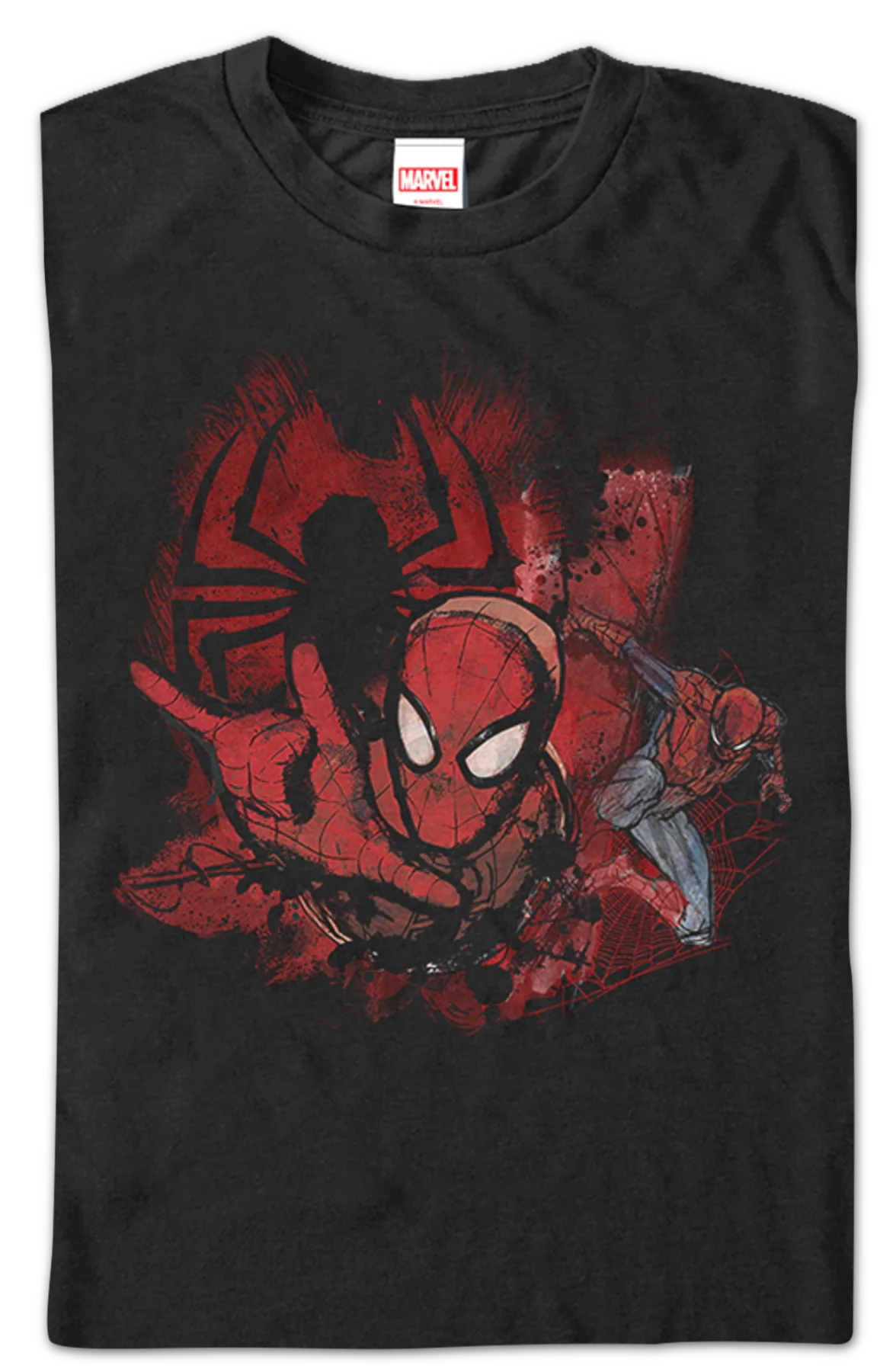 Painting Collage Spider-Man T-Shirt - Image 2