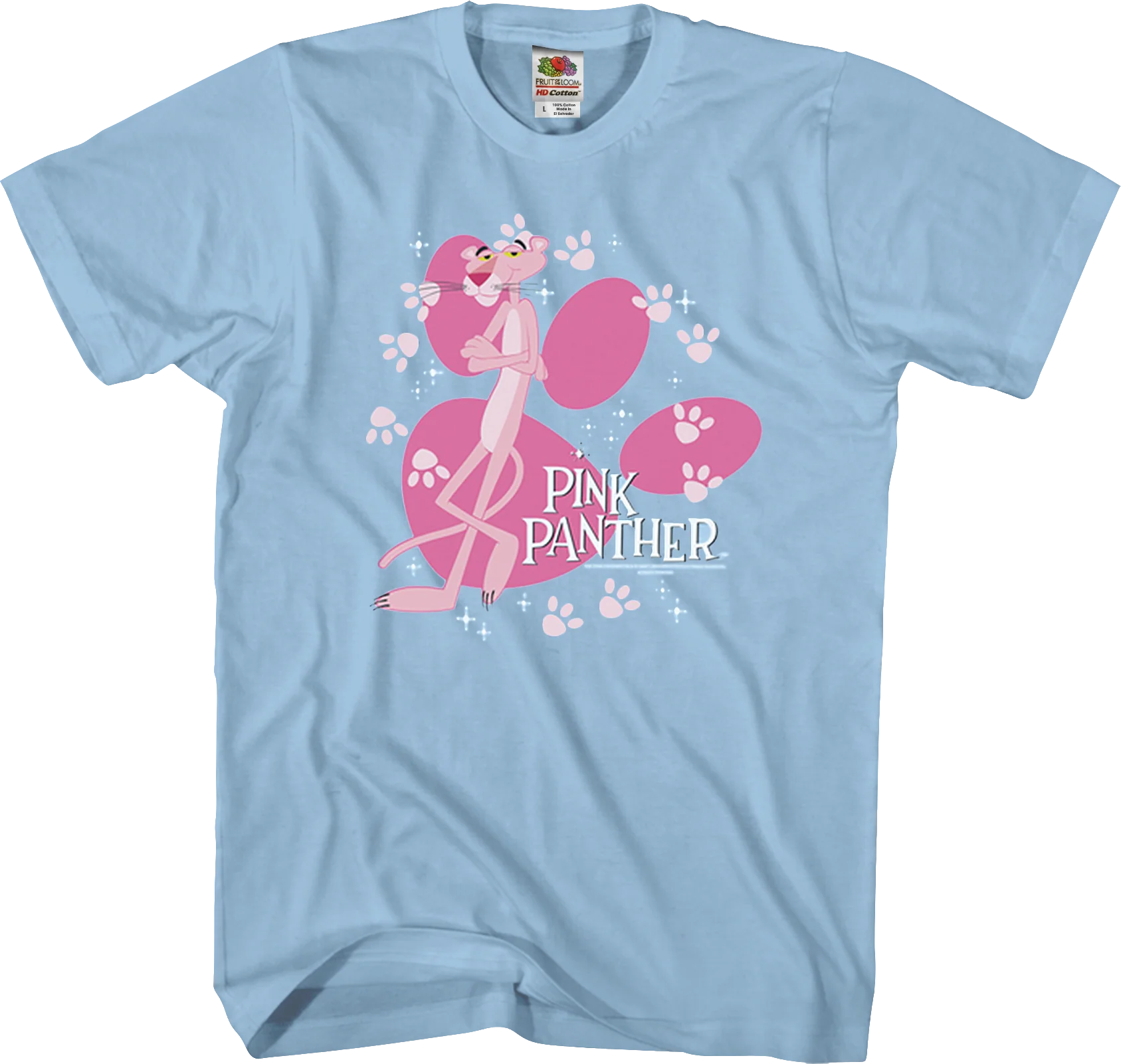 Paw Prints Pink Panther T-Shirt