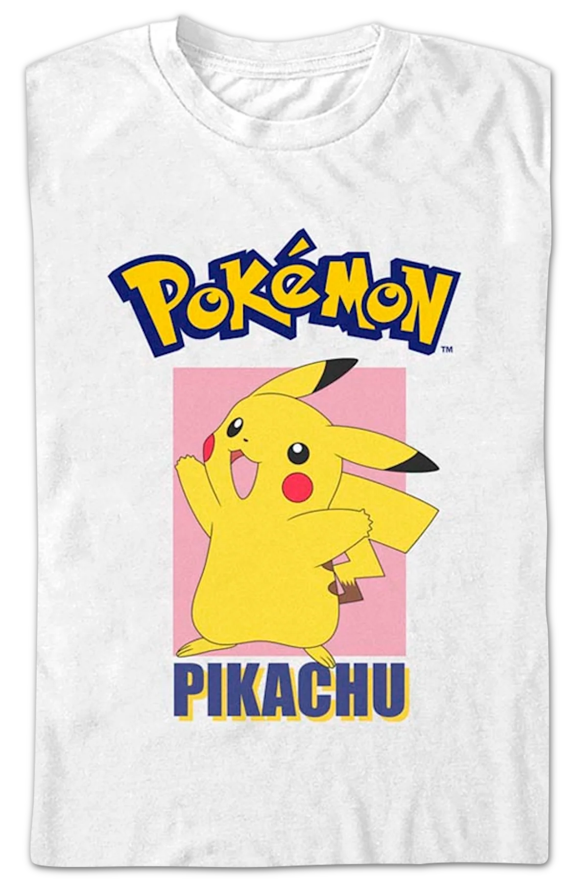Pikachu Square Pokemon T-Shirt - Image 2