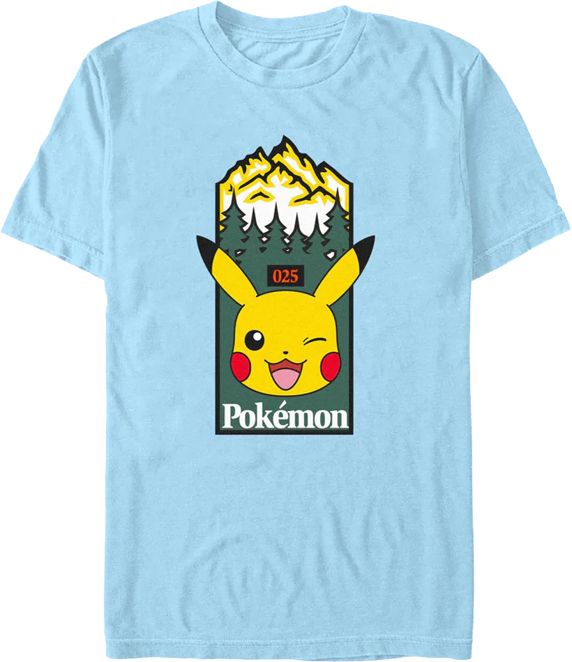 Pikachu Wink Pokemon T-Shirt