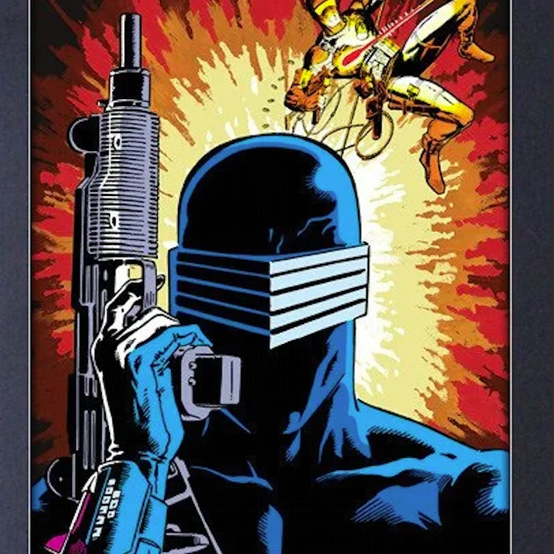 Pit-Fall GI Joe Framed Poster