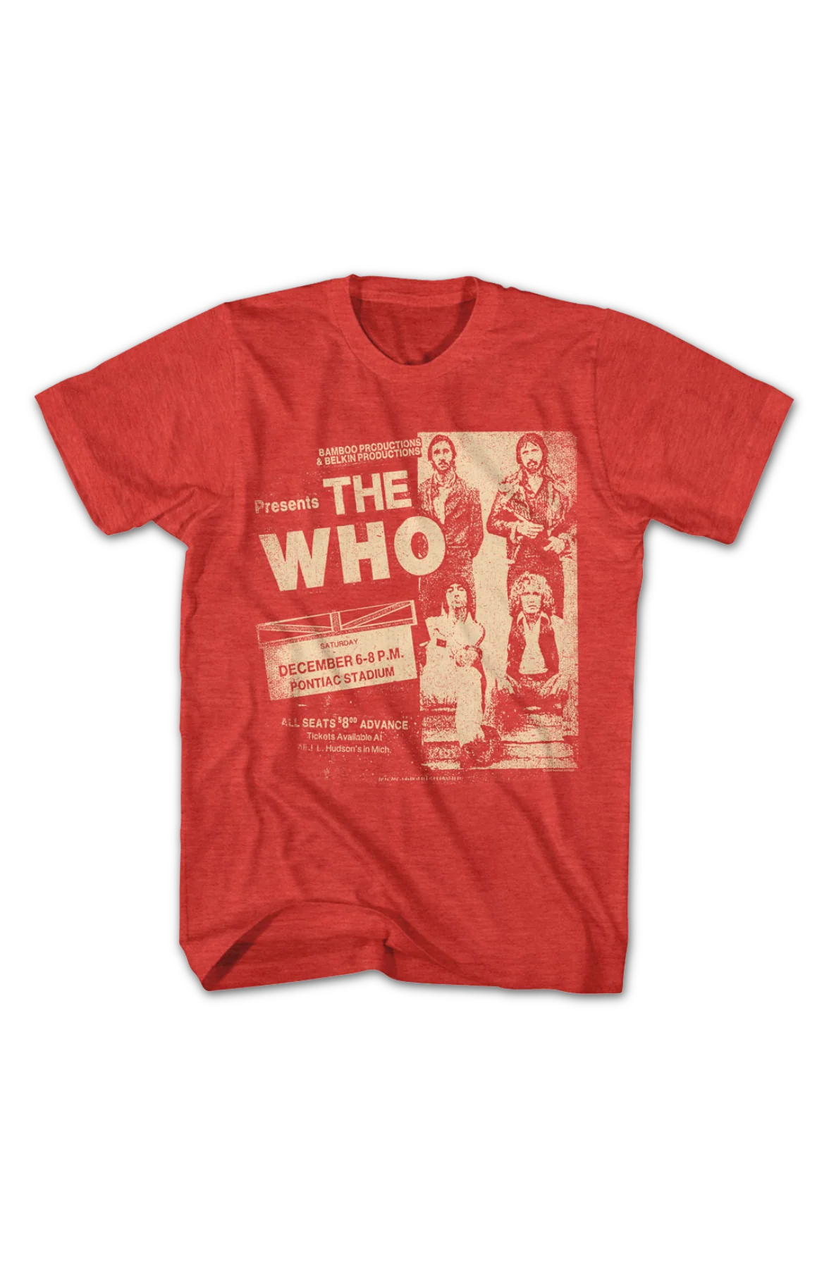 Pontiac Stadium Concert The Who T-Shirt - Image 2