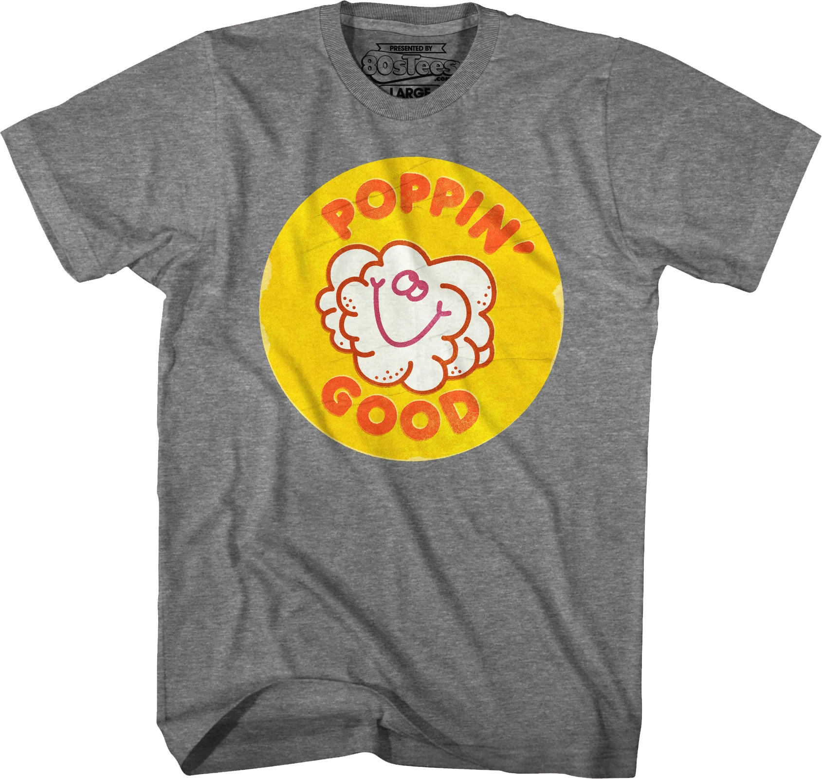 Poppin' Good Scratch & Sniff Sticker T-Shirt - Image 4