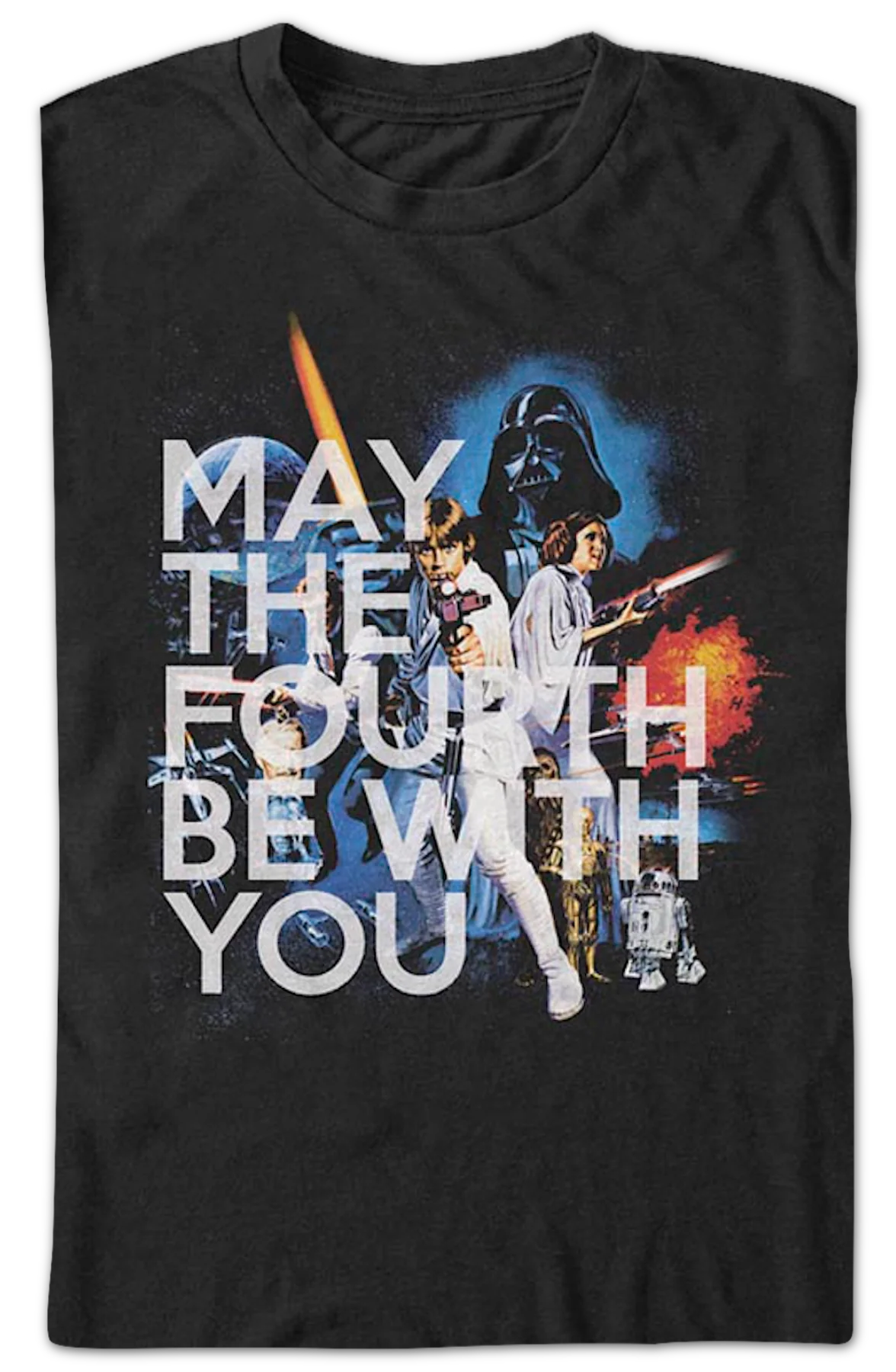 Poster Art May The Fourth Be With You Star Wars T-Shirt - Image 2