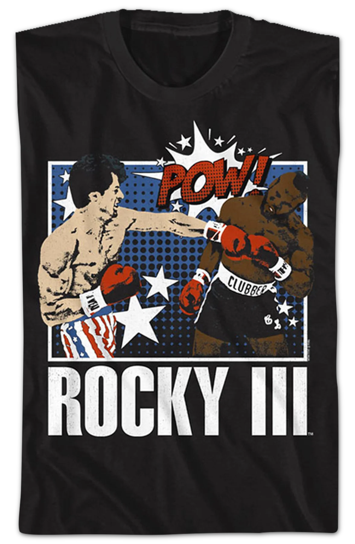 Pow Knockout Punch Rocky III T-Shirt - Image 2