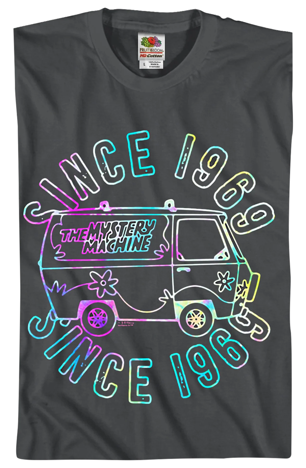 Psychedelic Mystery Machine Scooby-Doo T-Shirt - Image 2