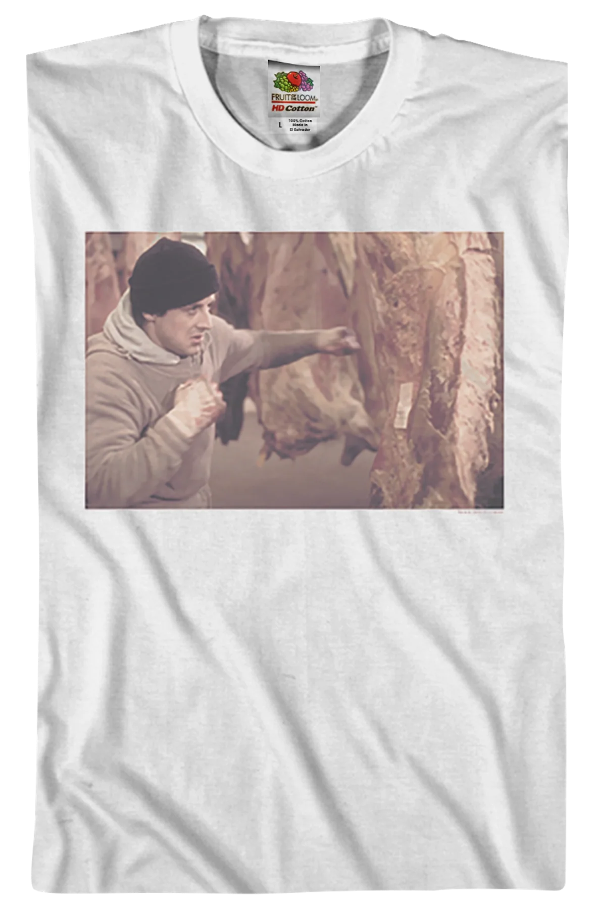 Punching Meat Rocky T-Shirt - Image 2