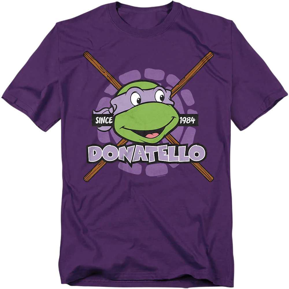 Purple Donatello Since 1984 Teenage Mutant Ninja Turtles T-Shirt