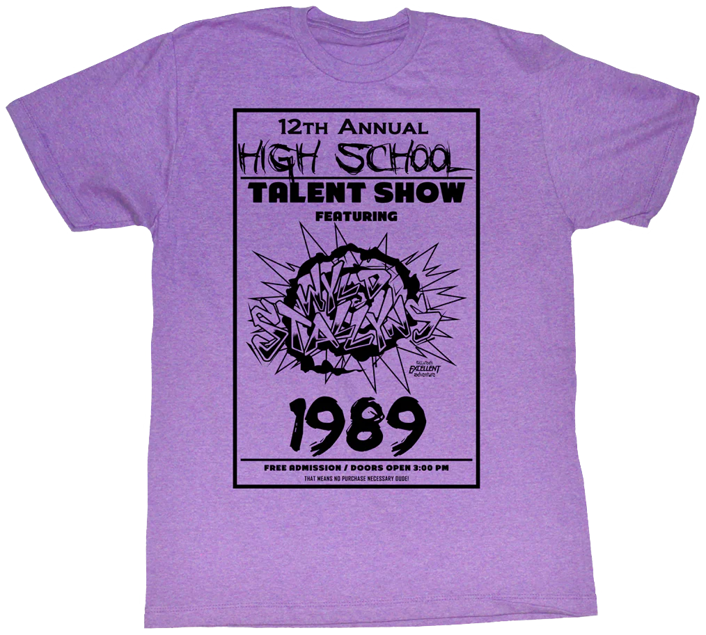Purple Talent Show Bill and Ted's Excellent Adventure T-Shirt