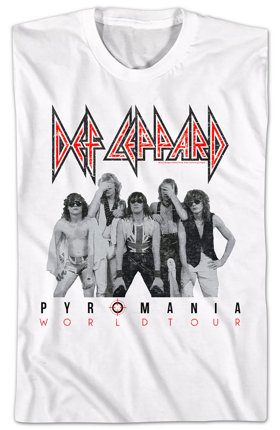 Pyromania World Tour Def Leppard T-Shirt - Image 2