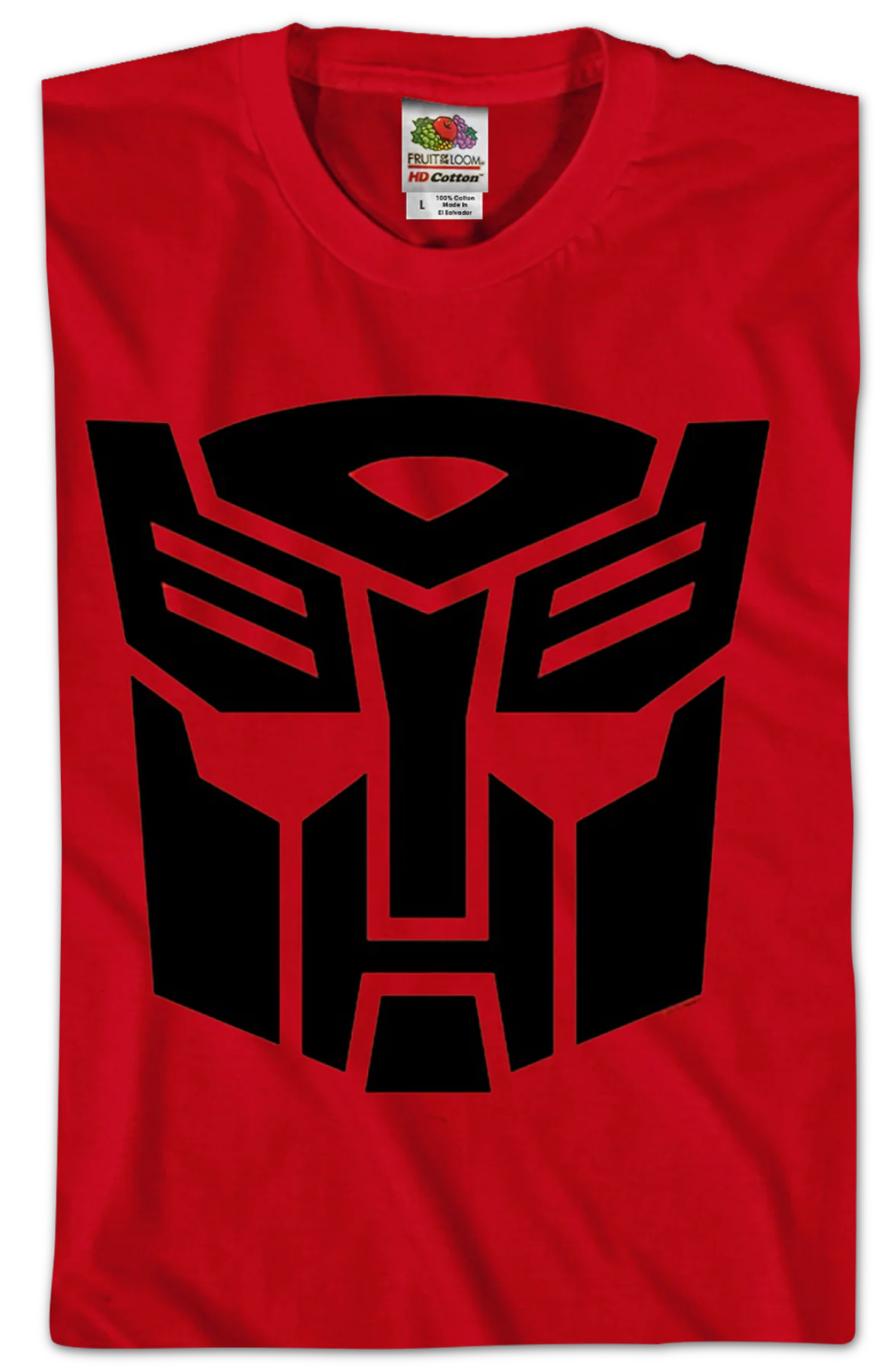 Red Autobot Logo Transformers T-Shirt - Image 2