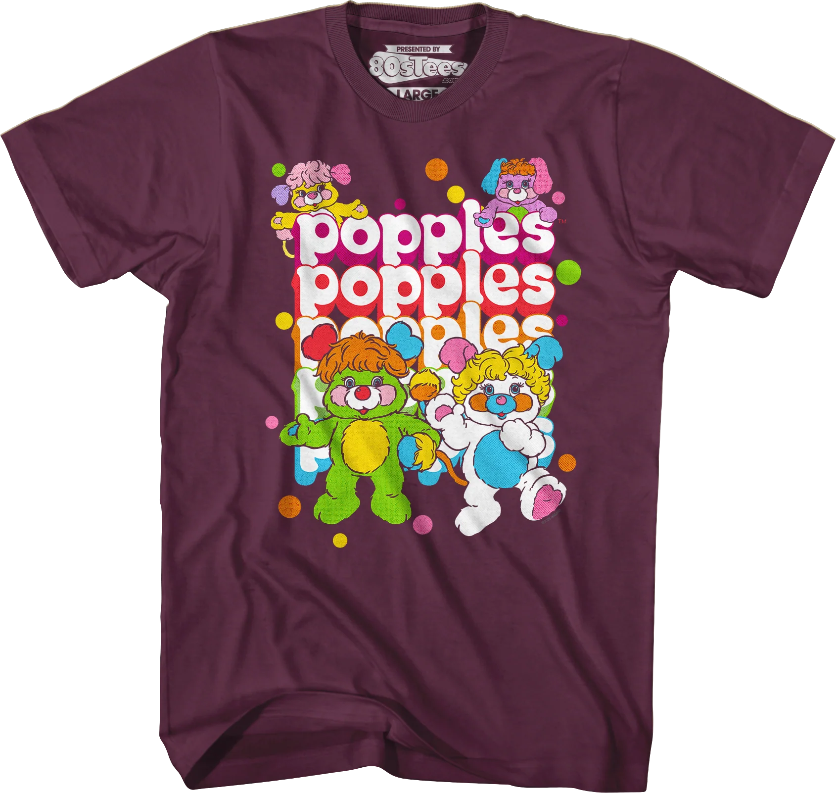 Repeating Logo Popples T-Shirt - Image 10