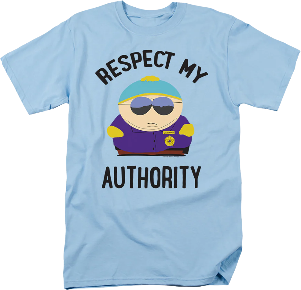 Repect My Authority South Park T-Shirt - Image 2