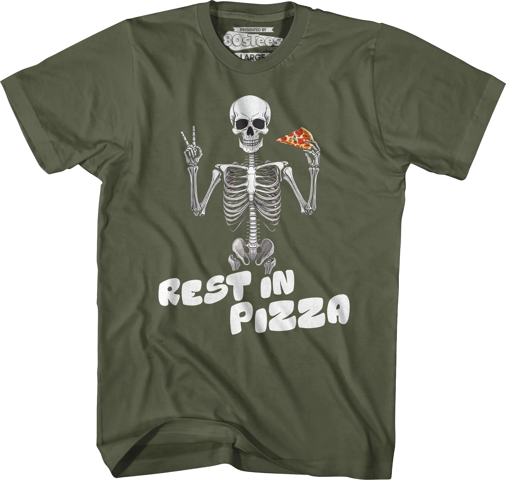 Rest In Pizza T-Shirt - Image 5