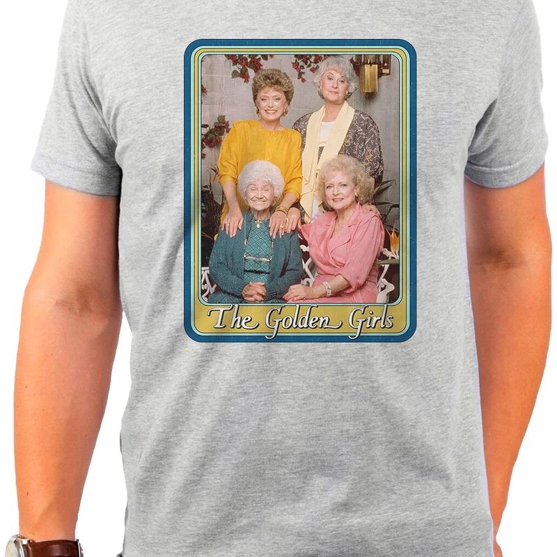 Retro Framed Picture Golden Girls Tee Shirt