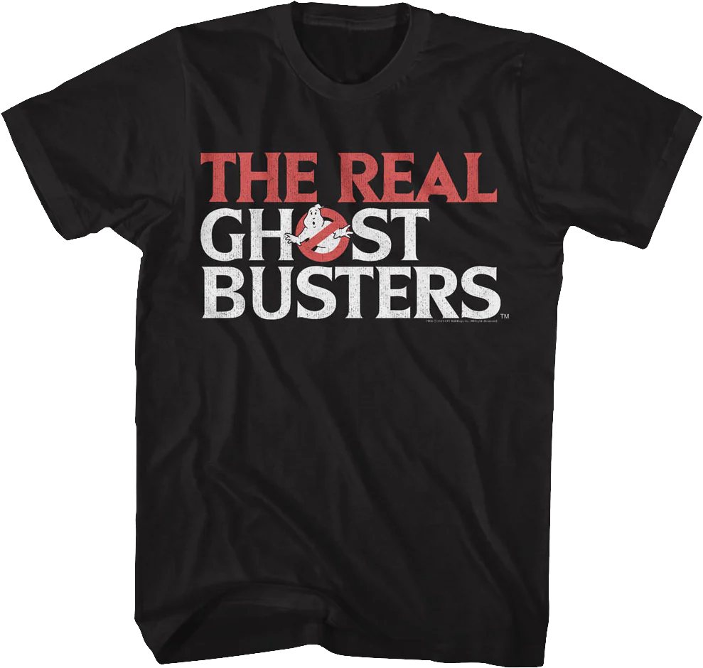 Retro Logo Real Ghostbusters T-Shirt