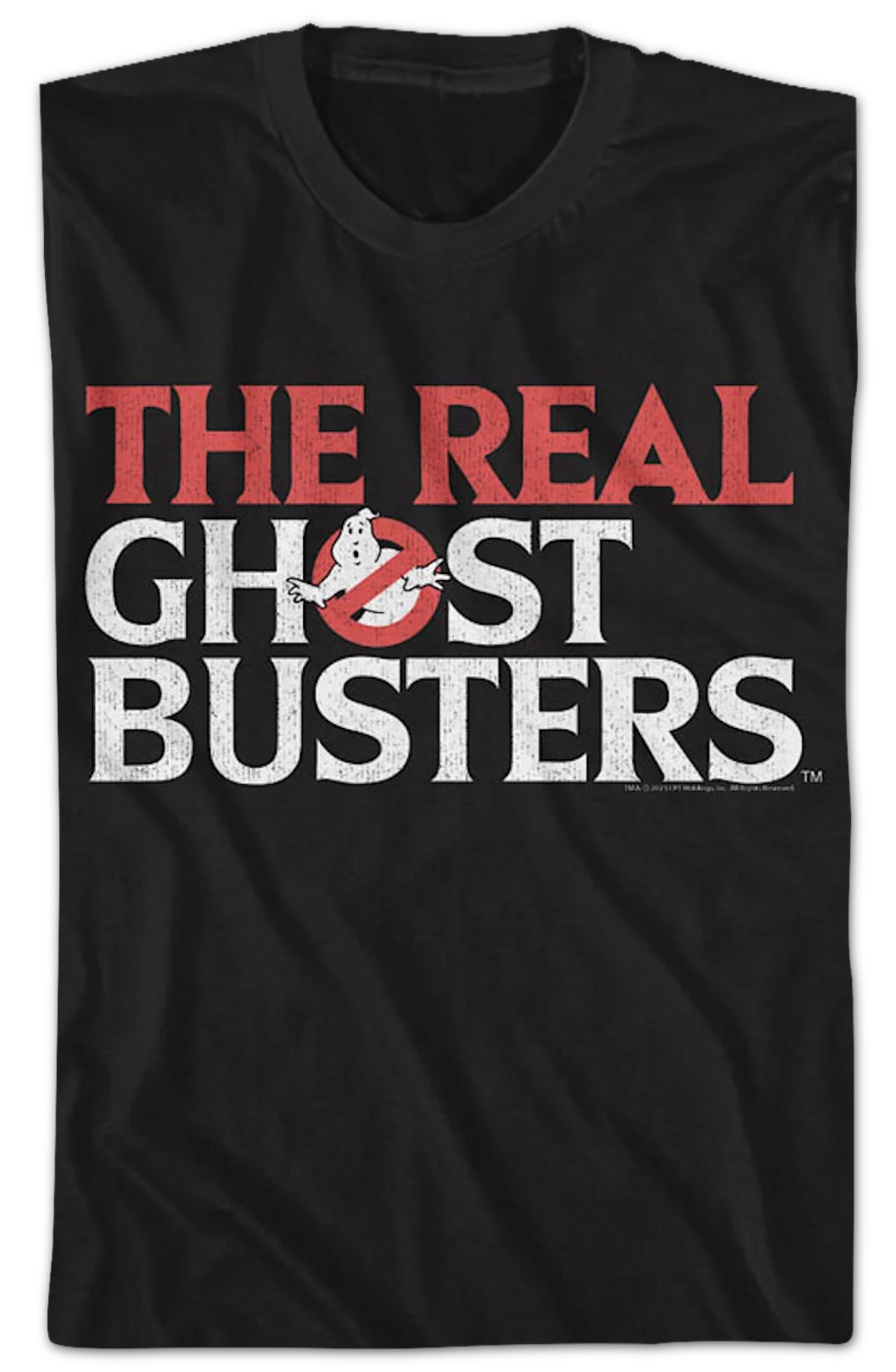Retro Logo Real Ghostbusters T-Shirt - Image 2