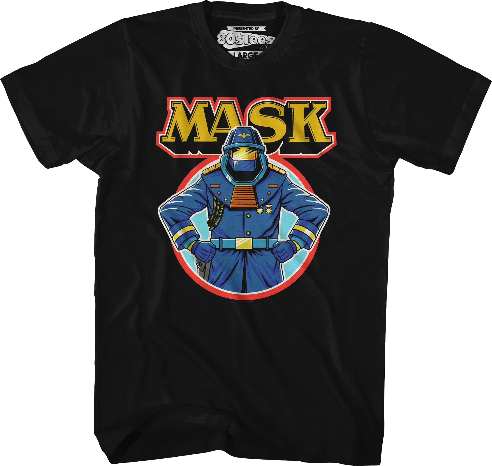 Retro Miles Mayhem Circle MASK T-Shirt