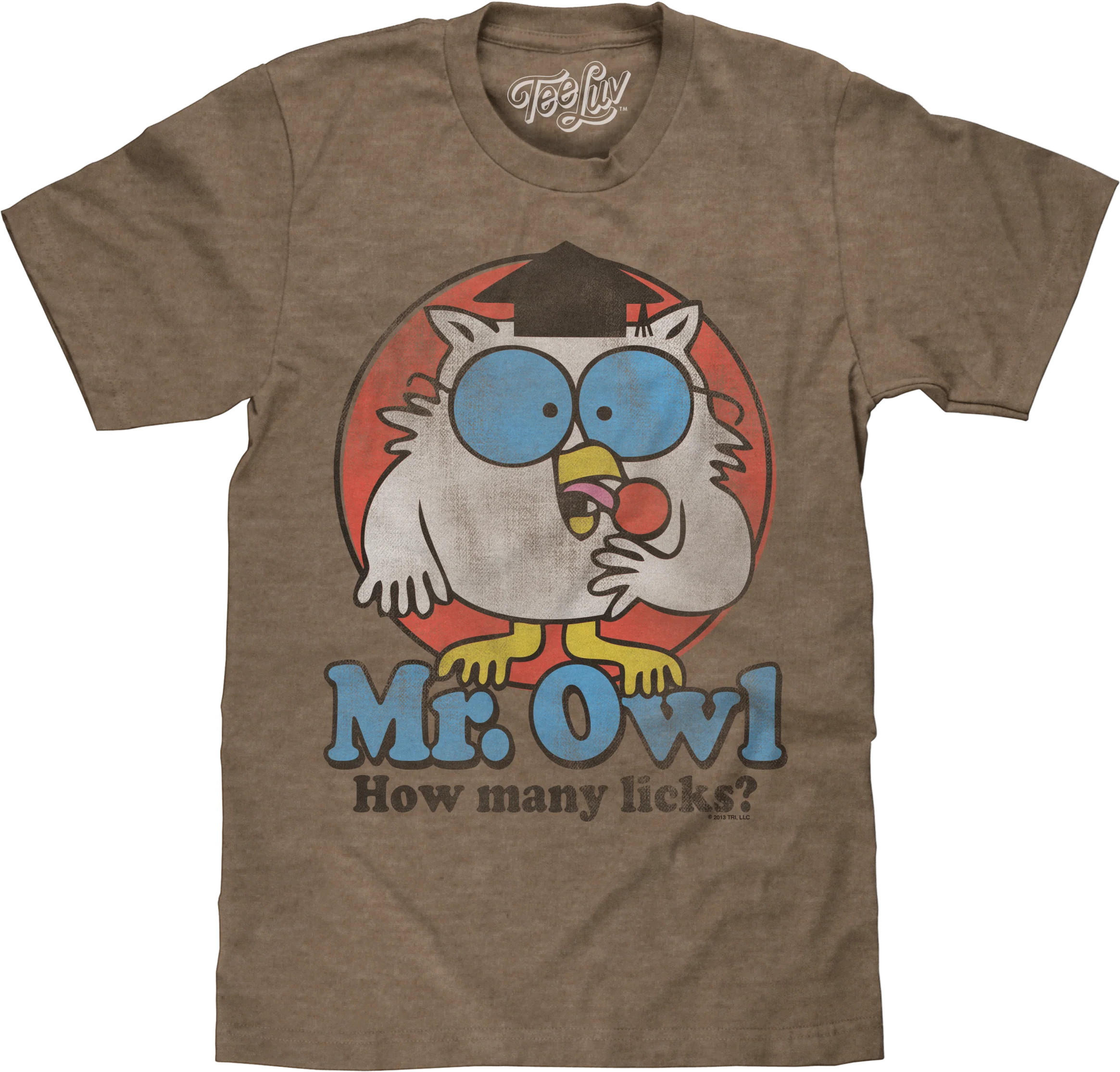 Retro Mr. Owl How Many Licks? Tootsie Pop T-Shirt