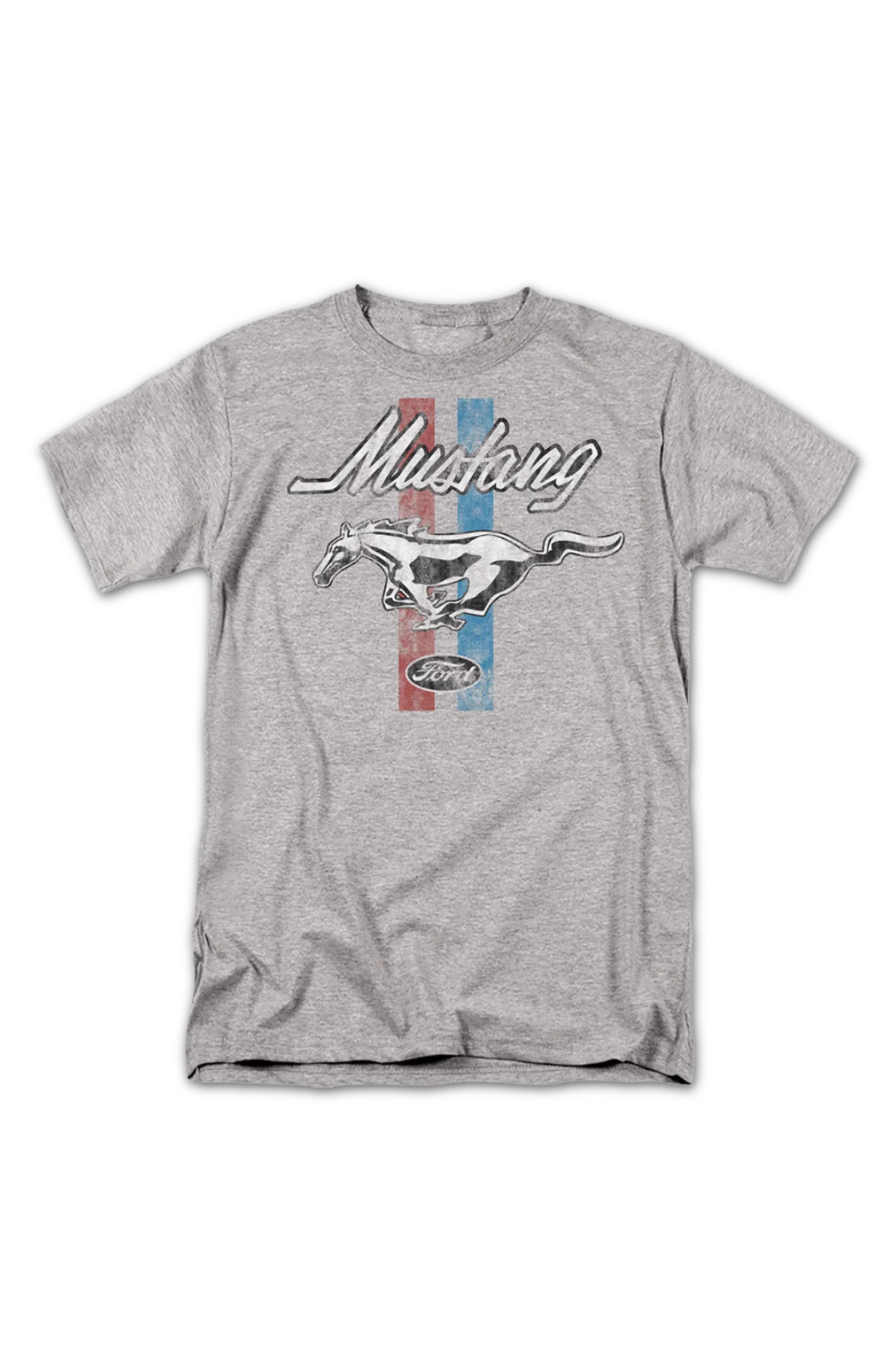 Retro Mustang Stripes Ford T-Shirt - Image 2