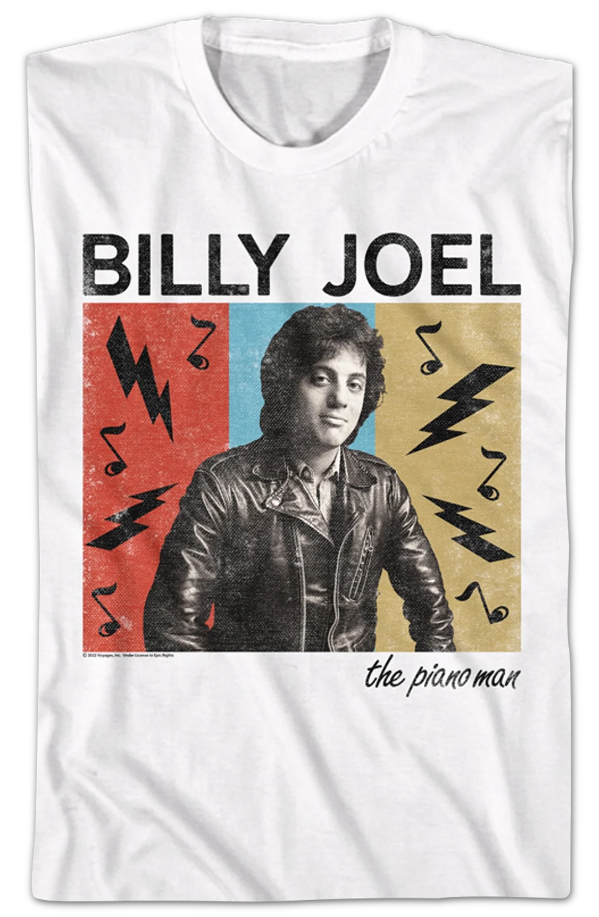 Retro Piano Man Billy Joel T-Shirt - Image 2