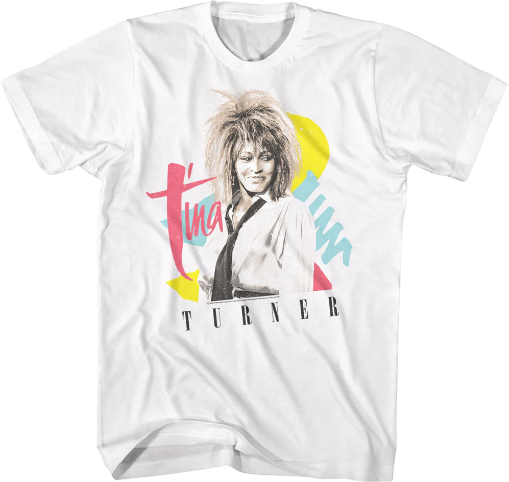 Retro Shapes Tina Turner T-Shirt
