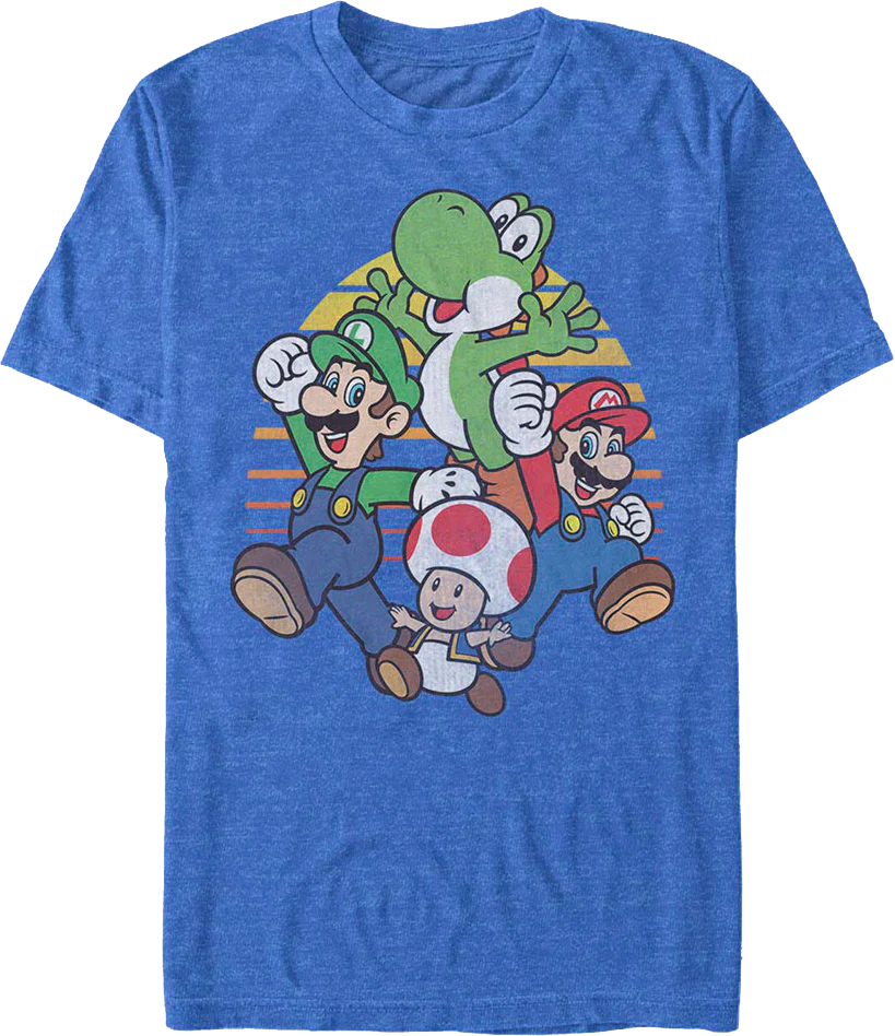 Retro Super Mario Bros. Good Guys Nintendo T-Shirt