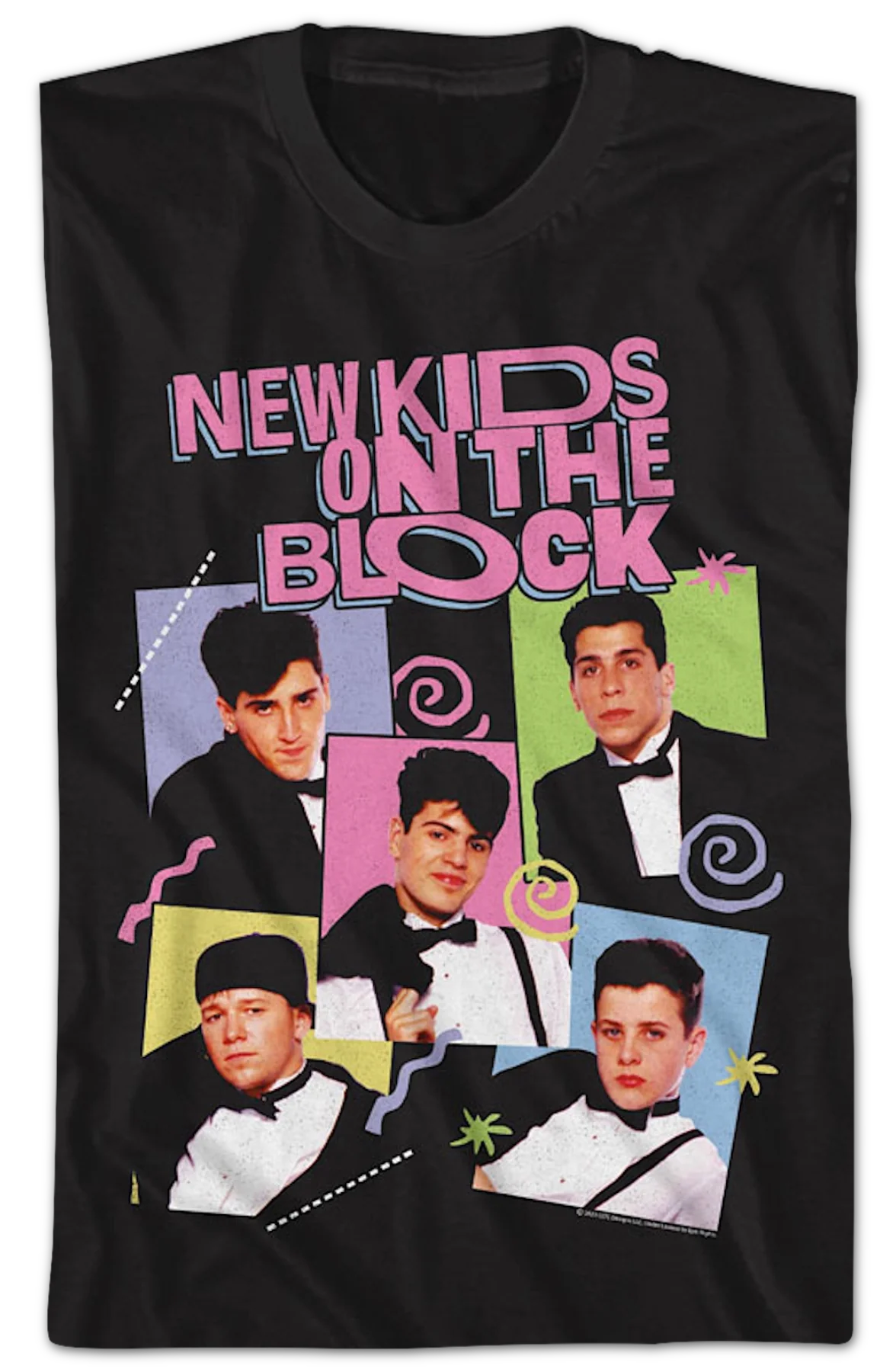 Retro Tuxedos New Kids On The Block T-Shirt - Image 2