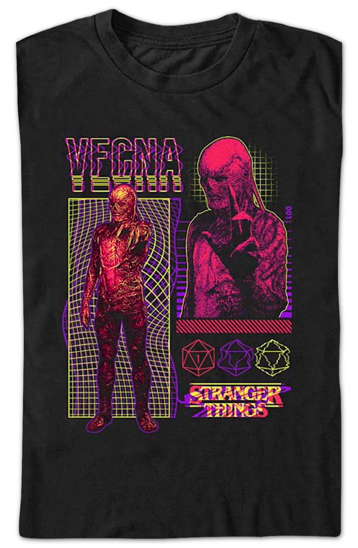 Retro Vecna Stranger Things T-Shirt - Image 2
