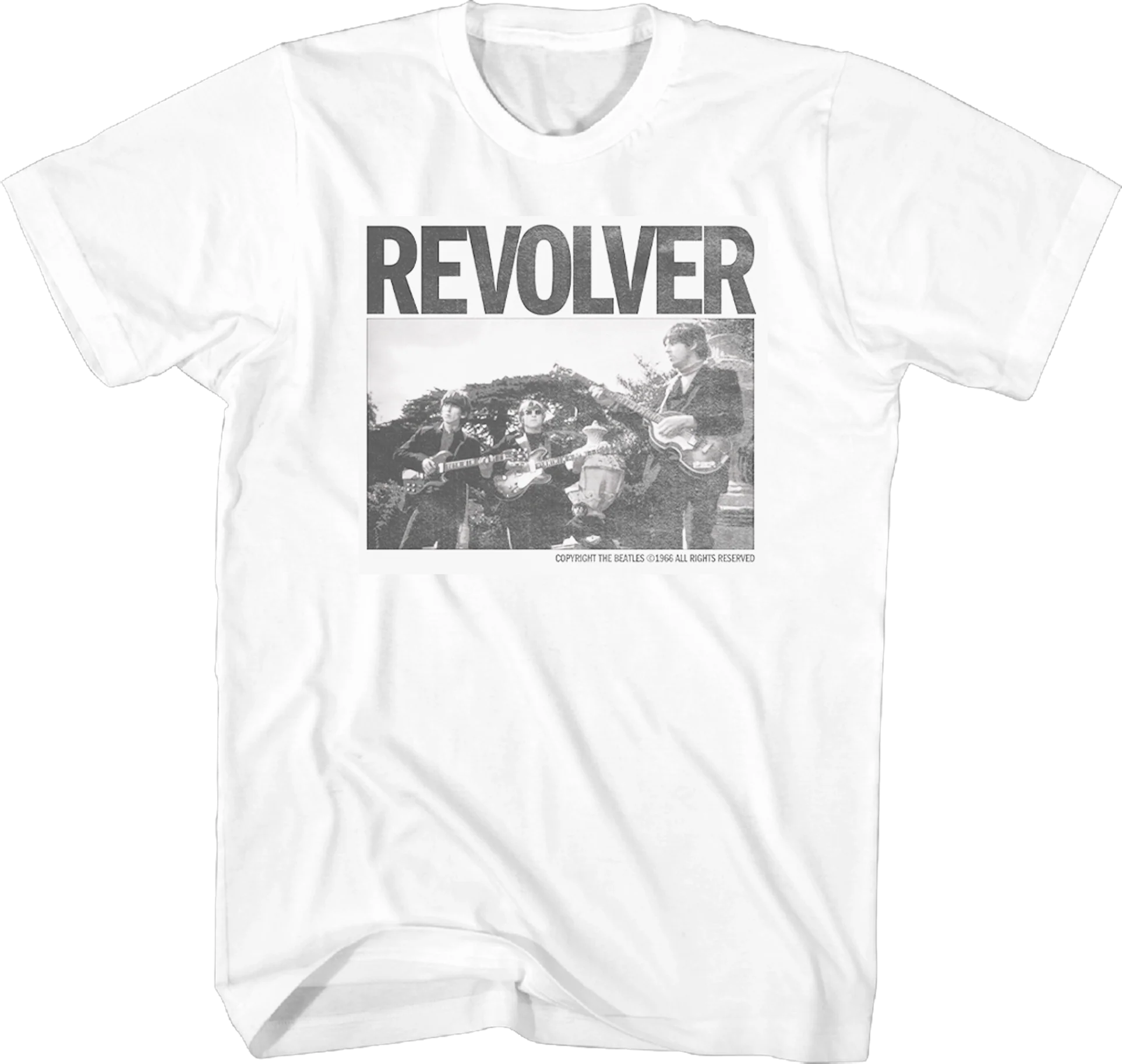 Revolver Black & White Photo Beatles T-Shirt