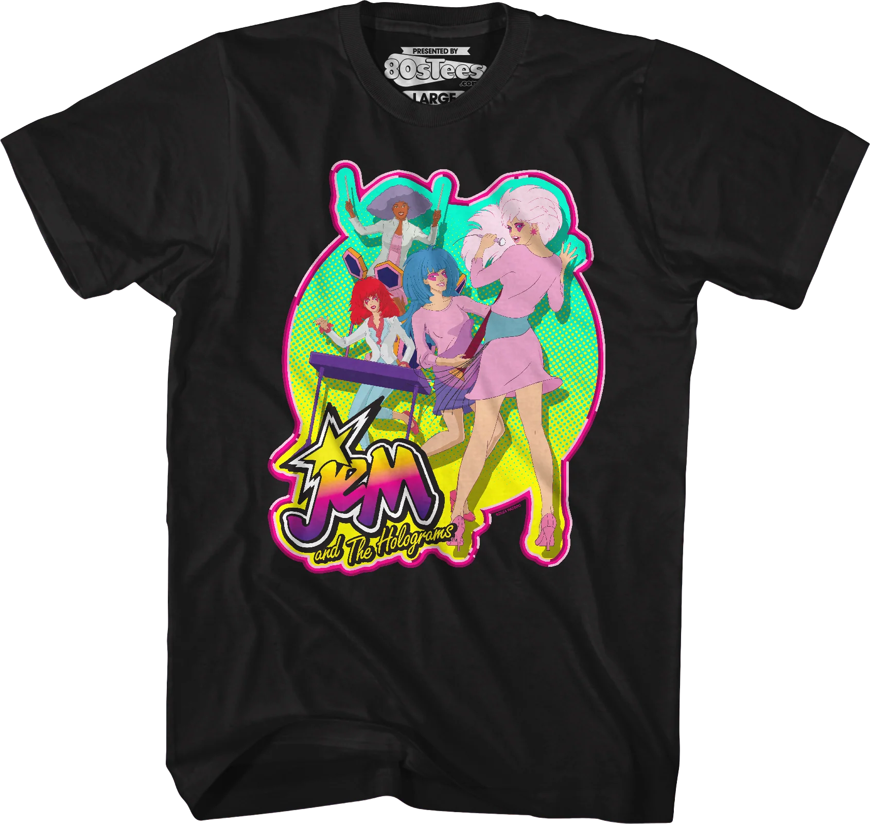 Rock Band Jem And The Holograms T-Shirt - Image 4