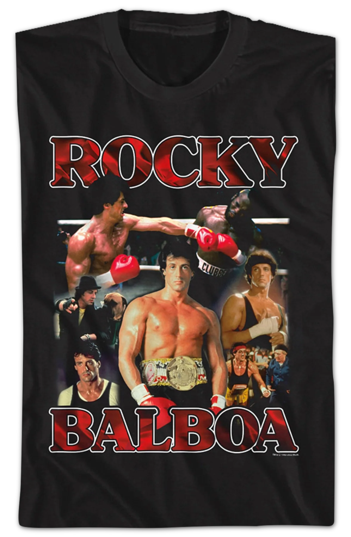Rocky Balboa Collage Rocky III T-Shirt - Image 2