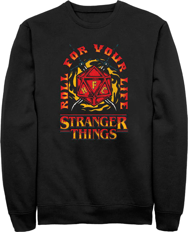 Roll For Your Life Stranger Things Sweatshirt