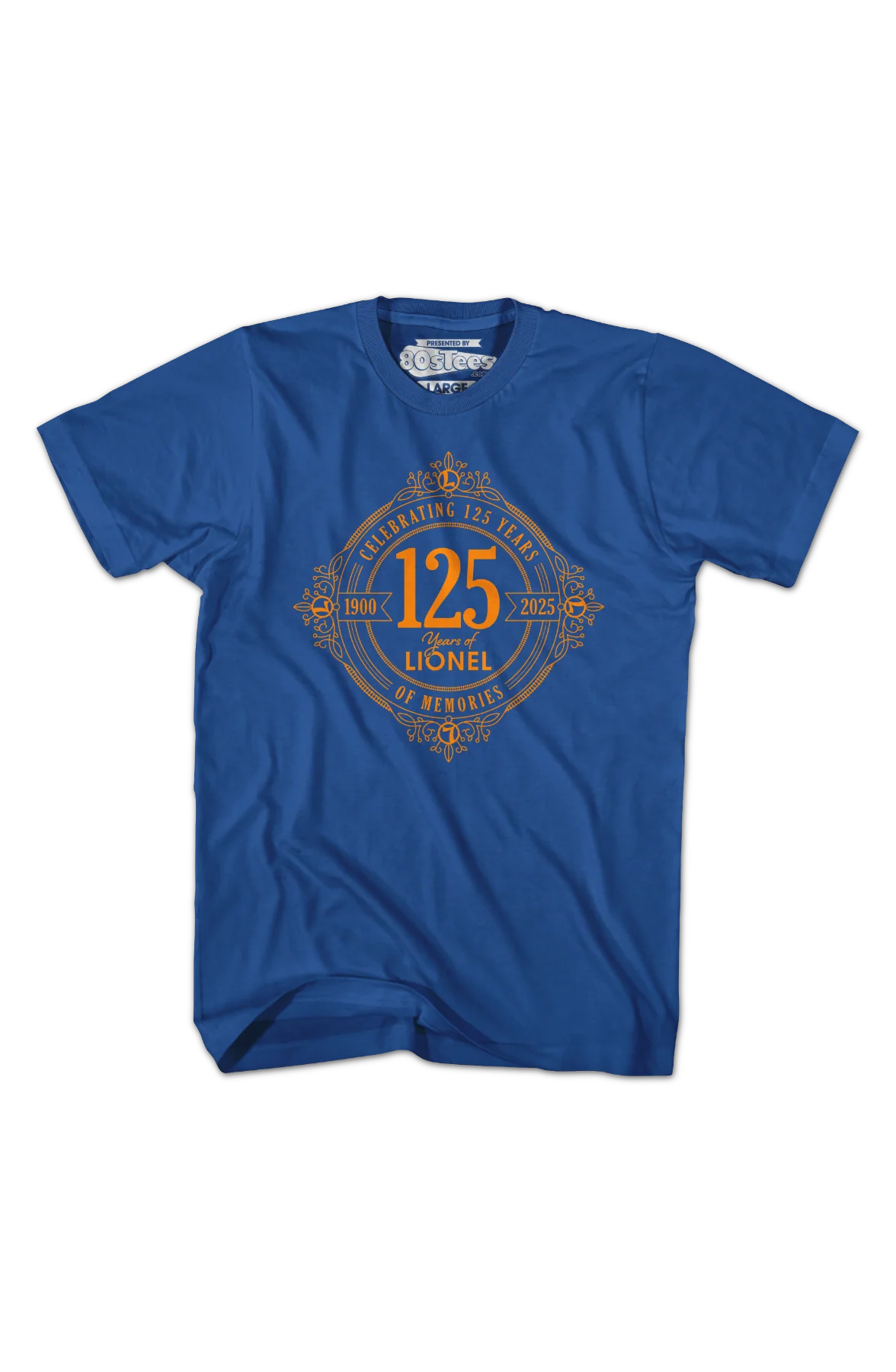 Royal Celebrating 125 Years Of Memories Lionel Trains T-Shirt - Image 2