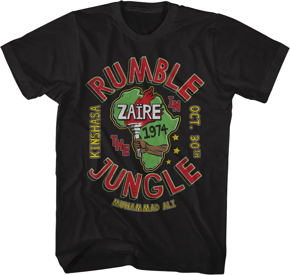 Rumble In The Jungle 1974 Muhammad Ali T-Shirt