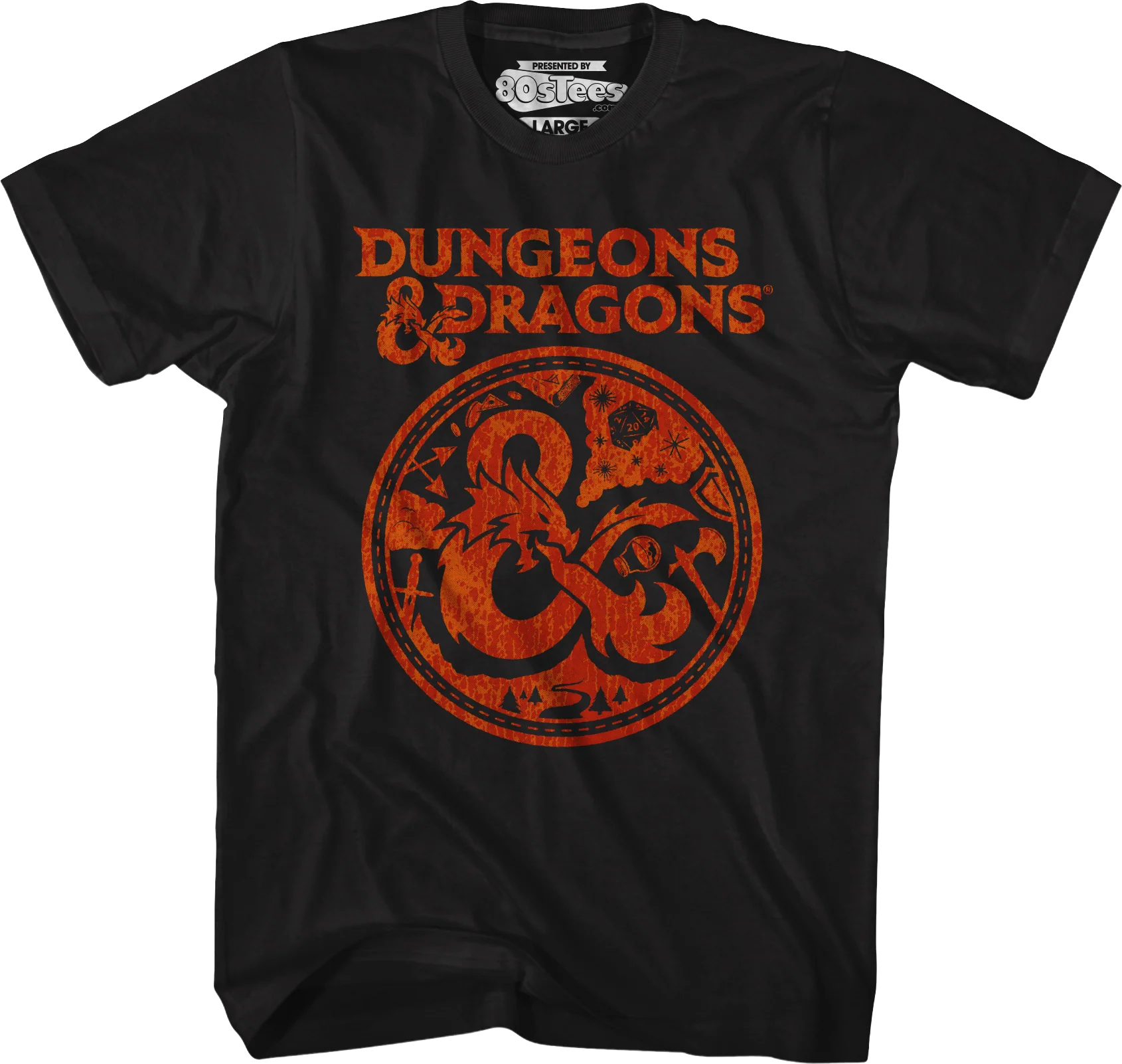 Rusted Logo Dungeons & Dragons T-Shirt