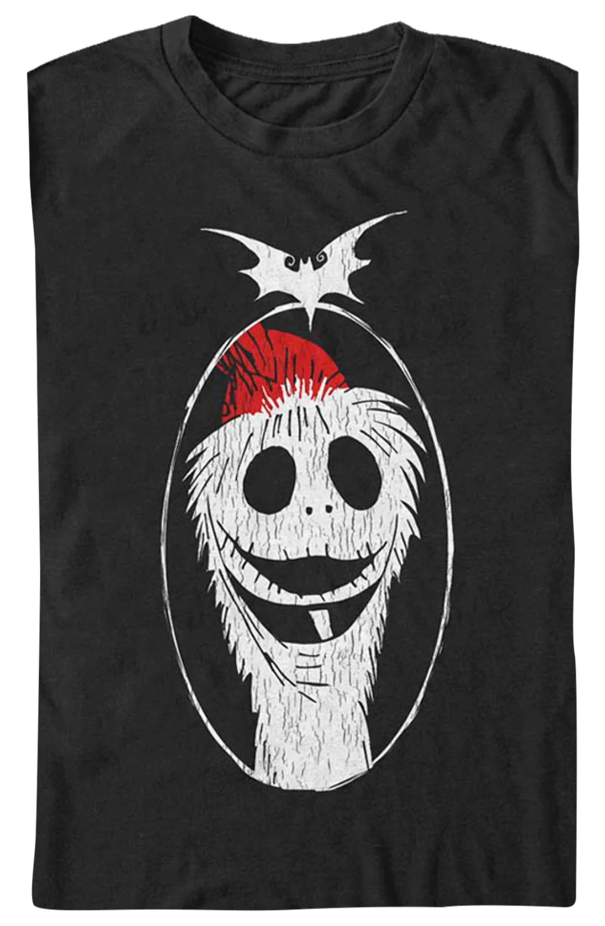 Santa Jack Nightmare Before Christmas T-Shirt - Image 2