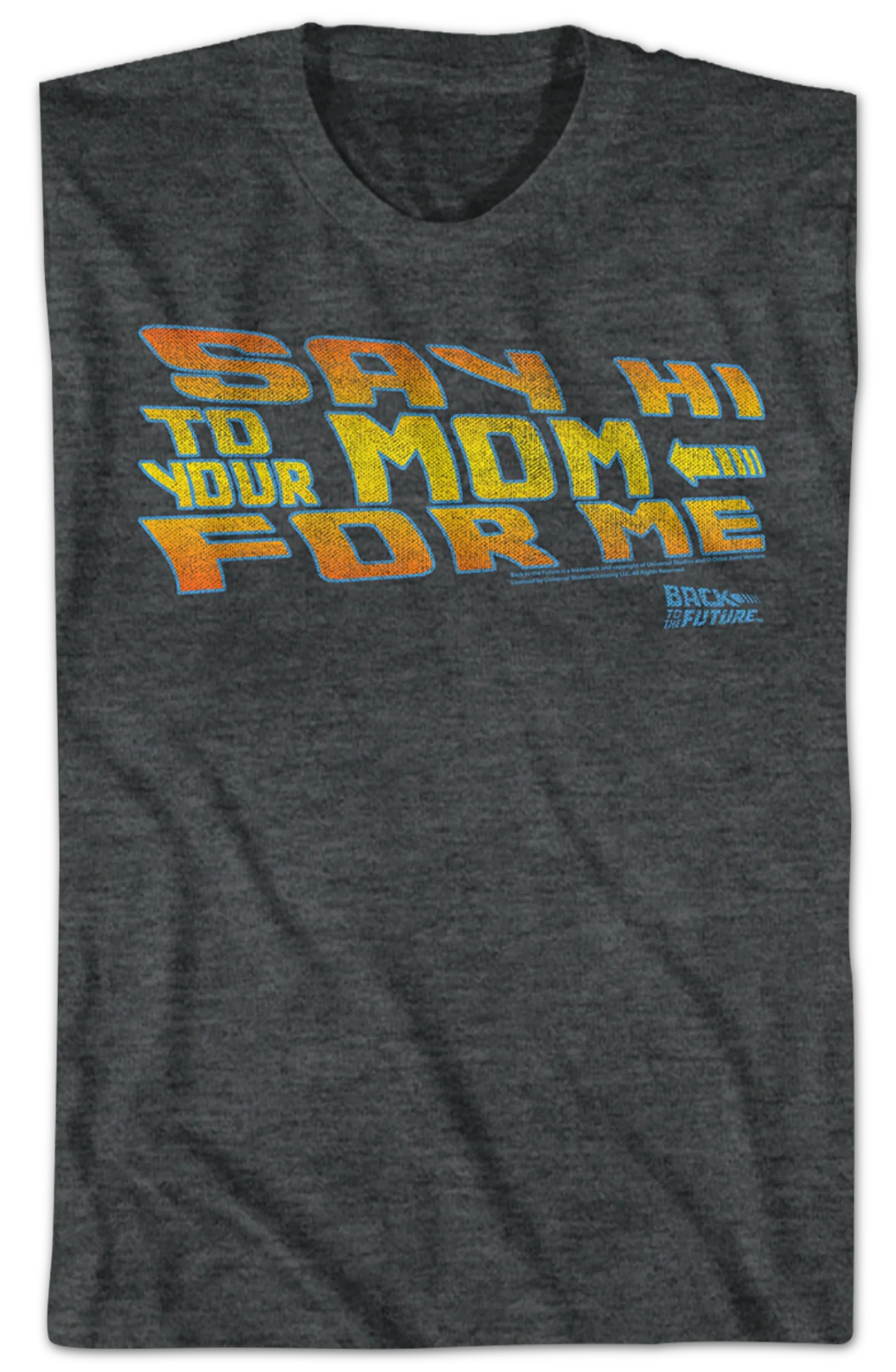 Say Hi To Your Mom For Me Back To The Future T-Shirt - Image 2