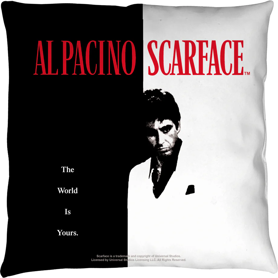Scarface Throw Pillow