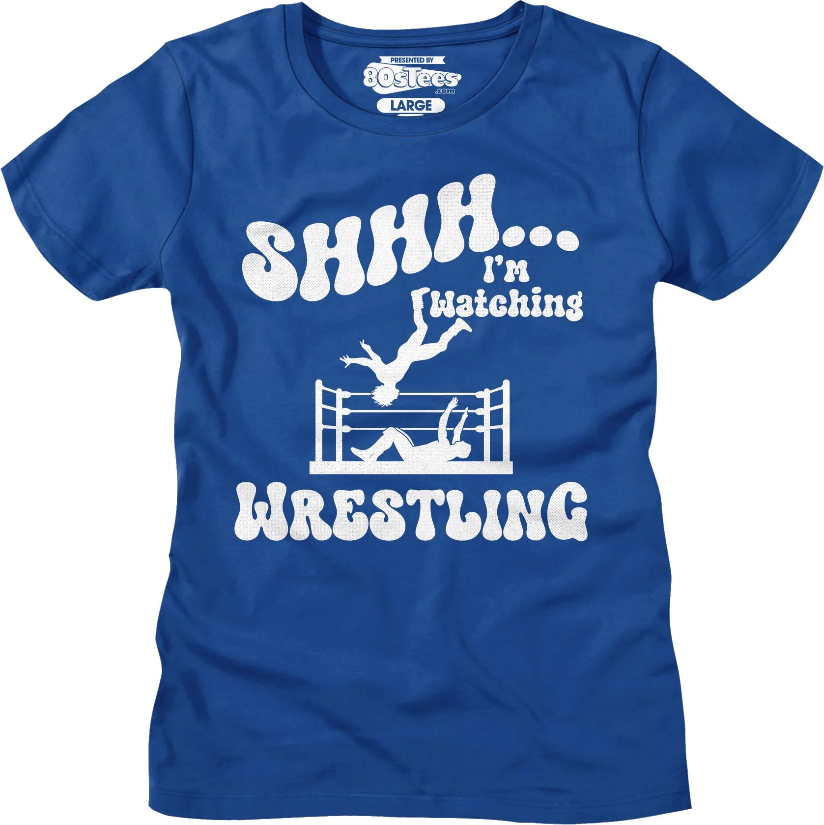 Shhh...I'm Watching Wrestling T-Shirt - Image 14