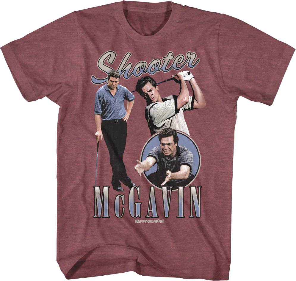 Shooter McGavin Collage Happy Gilmore T-Shirt